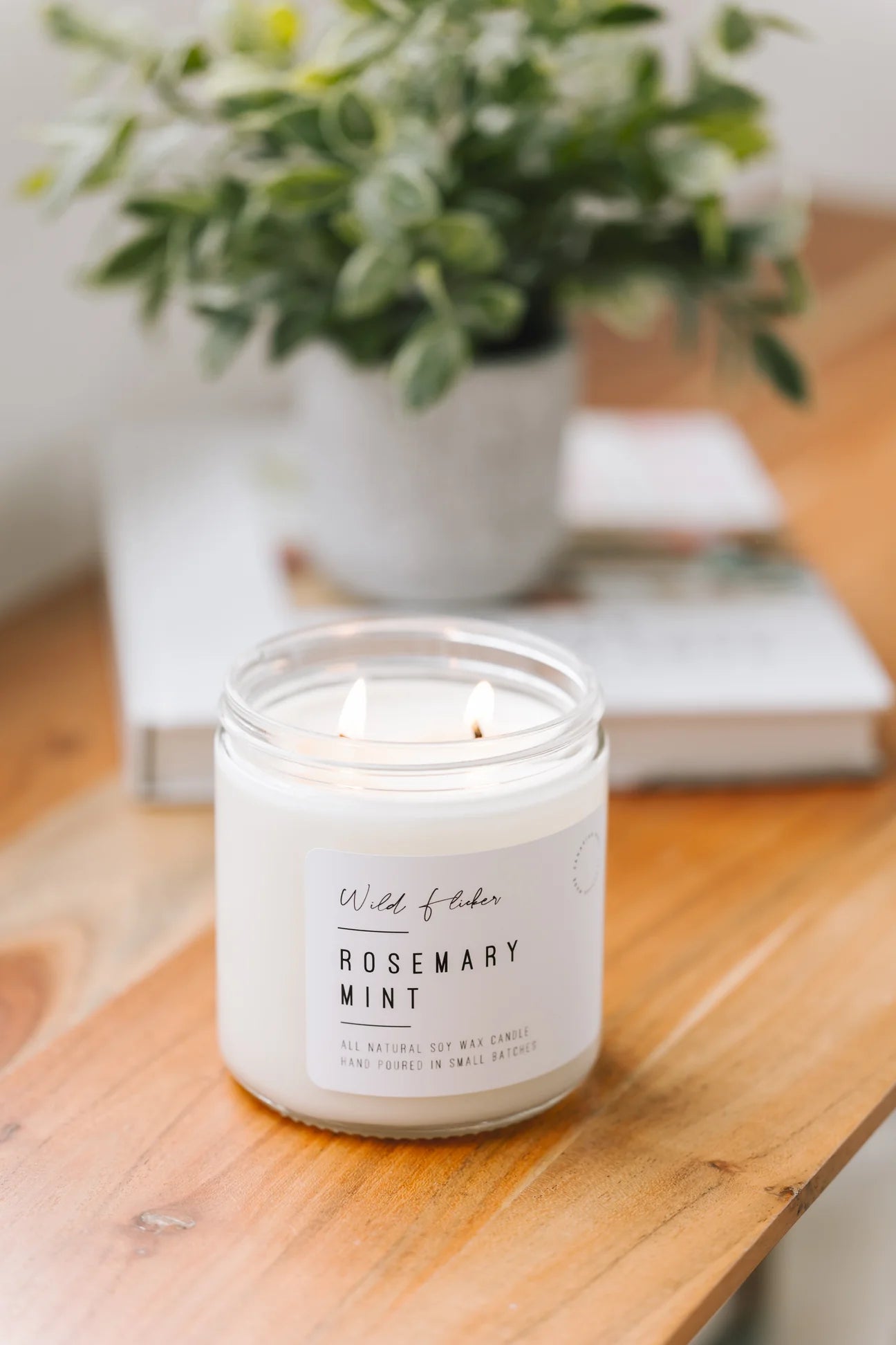 Rosemary + Mint Soy Wax Candle