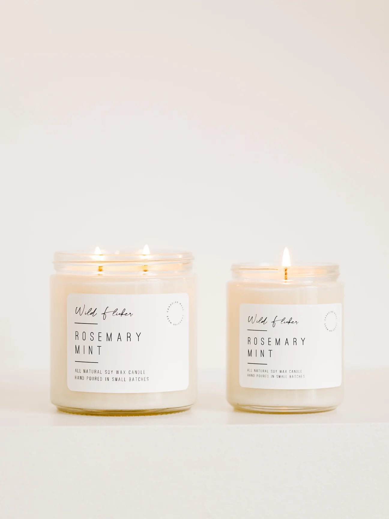 Rosemary + Mint Soy Wax Candle